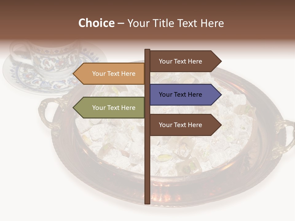 Tatl Kahve Ceviz PowerPoint Template