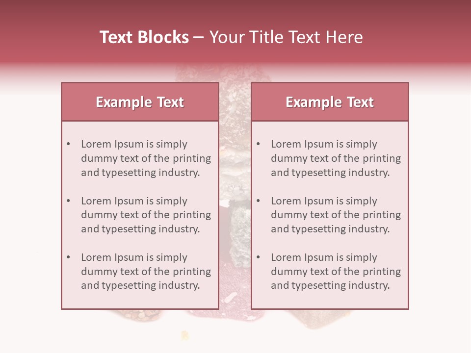 Fruited Middle Stack PowerPoint Template