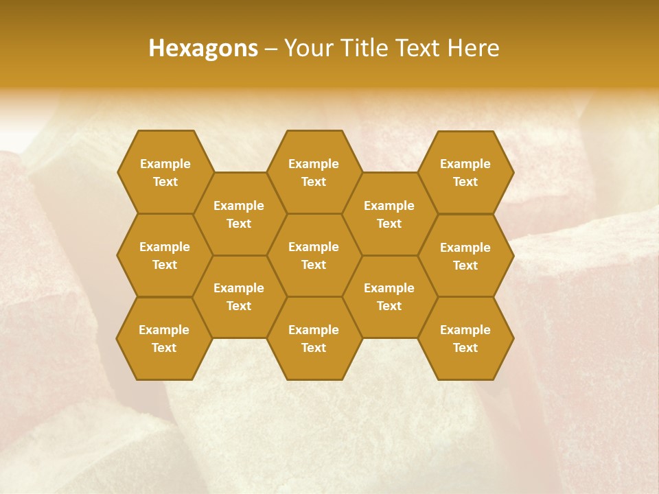 White Sweet Delight Ottoman Delight PowerPoint Template