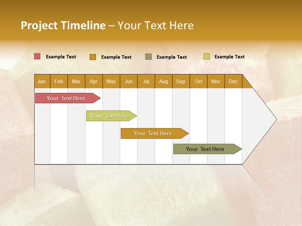 White Sweet Delight Ottoman Delight PowerPoint Template