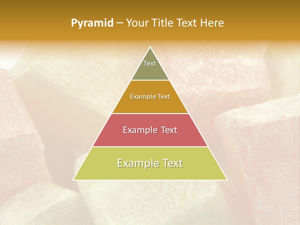 White Sweet Delight Ottoman Delight PowerPoint Template