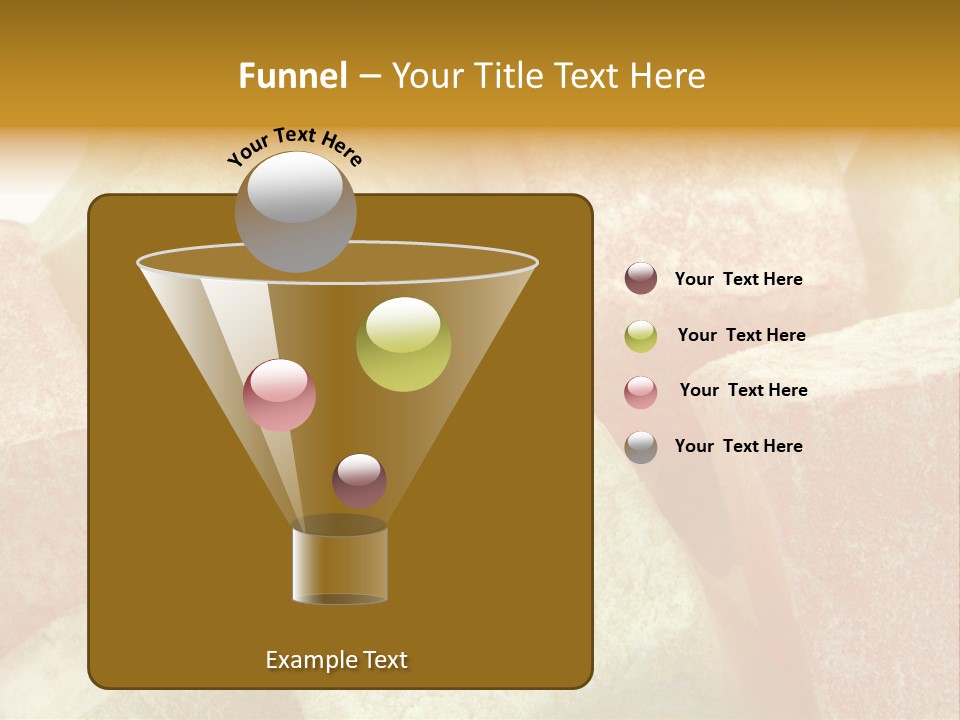 White Sweet Delight Ottoman Delight PowerPoint Template