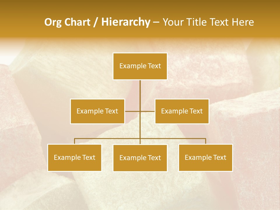 White Sweet Delight Ottoman Delight PowerPoint Template