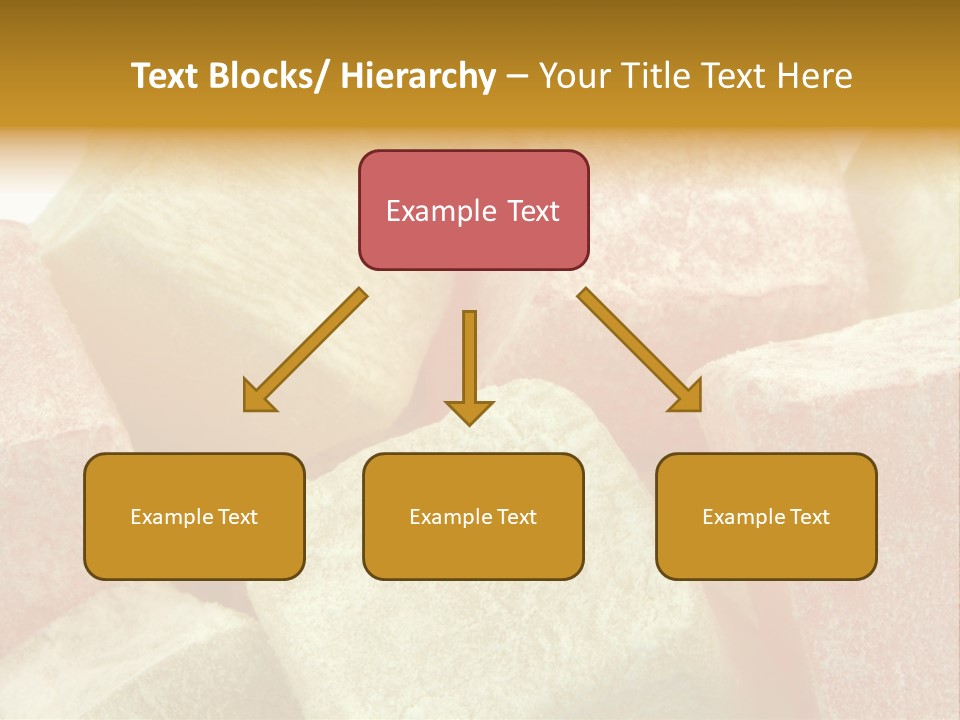 White Sweet Delight Ottoman Delight PowerPoint Template