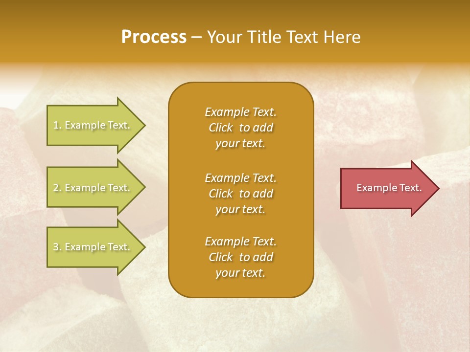 White Sweet Delight Ottoman Delight PowerPoint Template