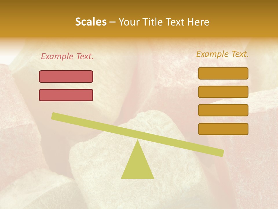 White Sweet Delight Ottoman Delight PowerPoint Template