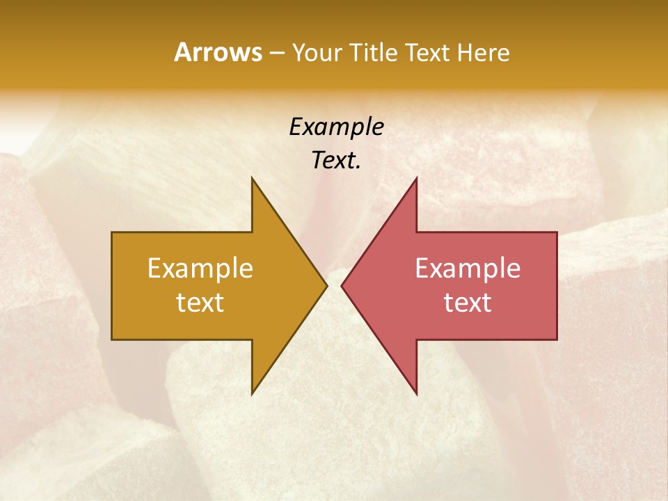 White Sweet Delight Ottoman Delight PowerPoint Template