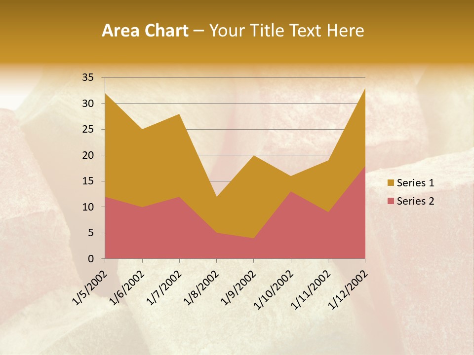 White Sweet Delight Ottoman Delight PowerPoint Template