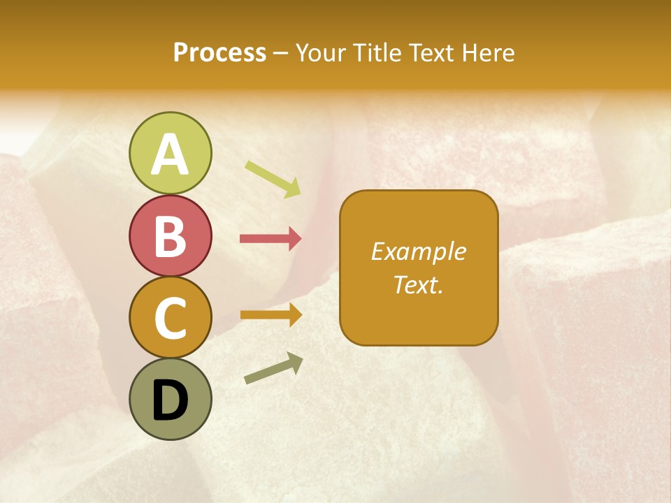 White Sweet Delight Ottoman Delight PowerPoint Template