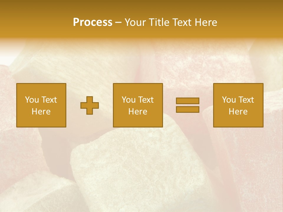 White Sweet Delight Ottoman Delight PowerPoint Template