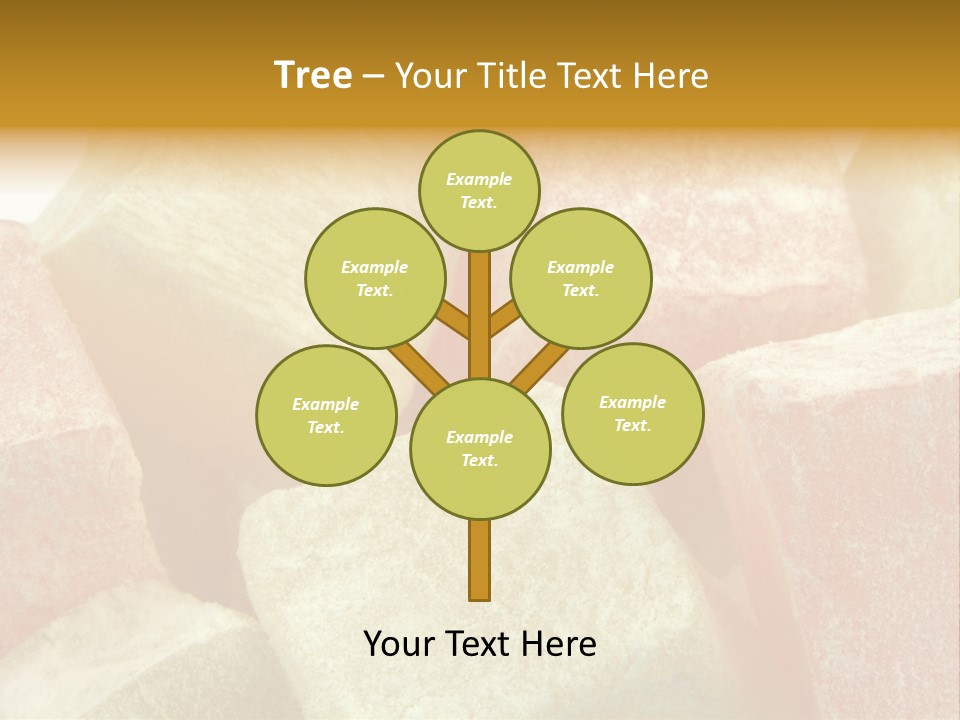 White Sweet Delight Ottoman Delight PowerPoint Template