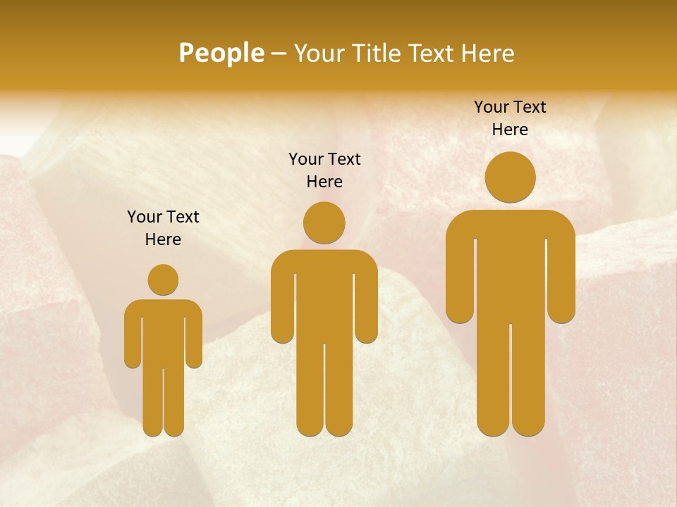 White Sweet Delight Ottoman Delight PowerPoint Template