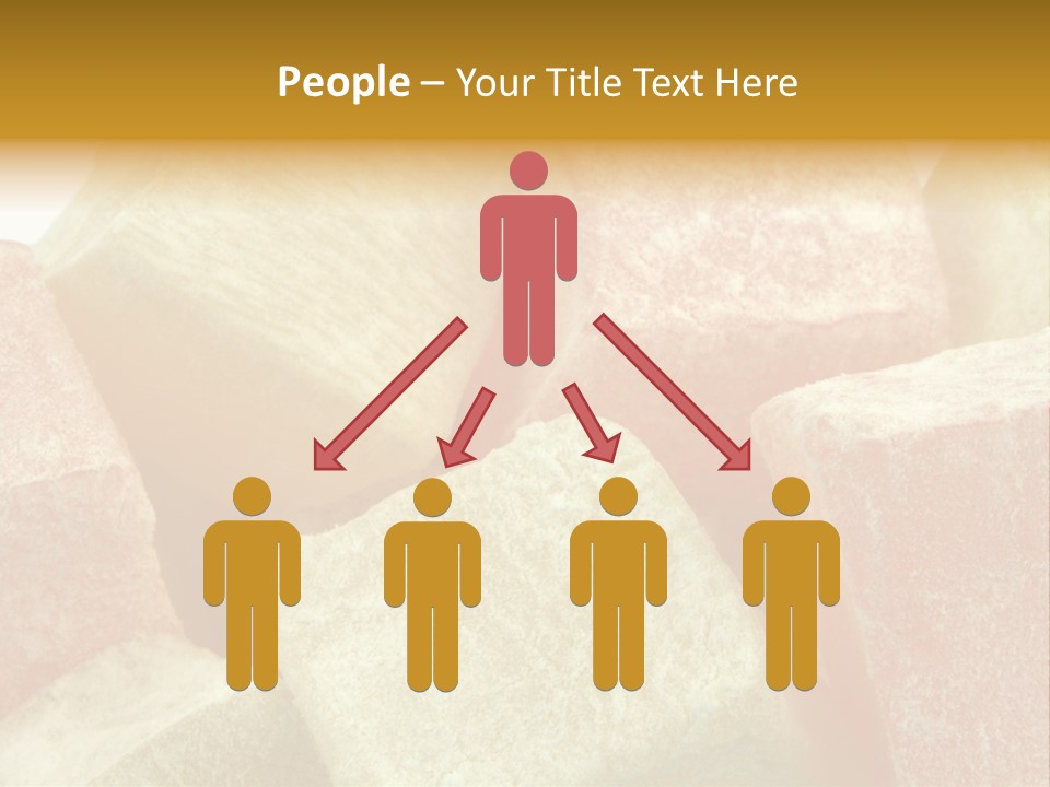 White Sweet Delight Ottoman Delight PowerPoint Template