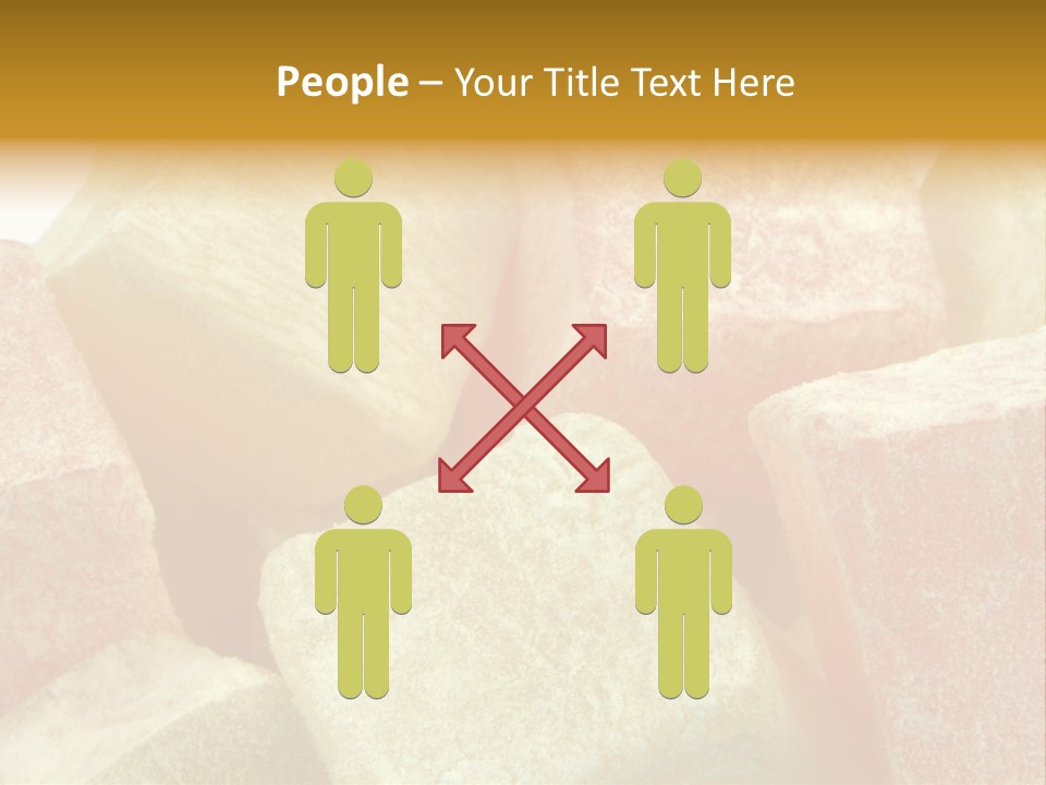 White Sweet Delight Ottoman Delight PowerPoint Template