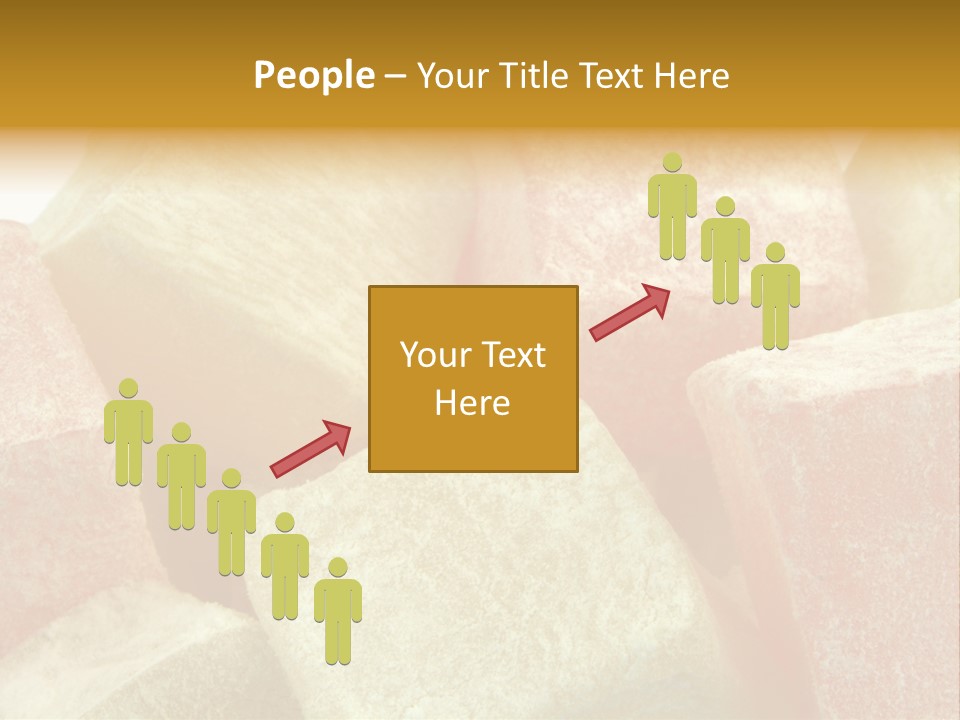 White Sweet Delight Ottoman Delight PowerPoint Template