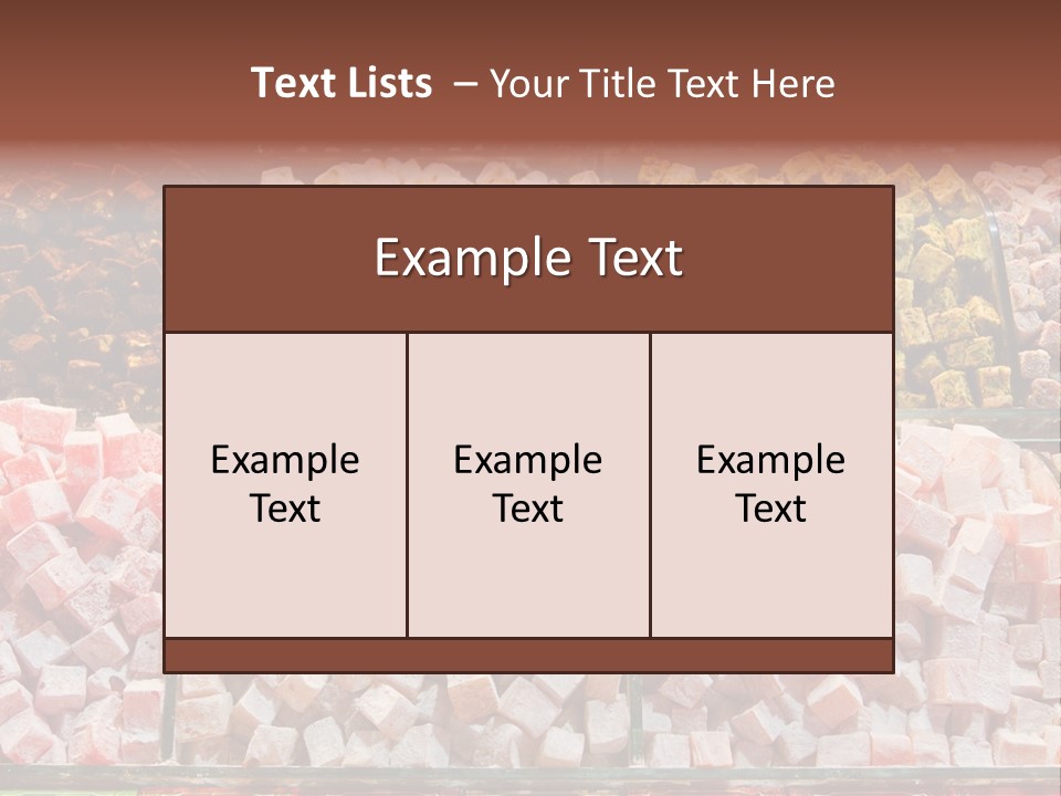 Confection Treat Yellow PowerPoint Template