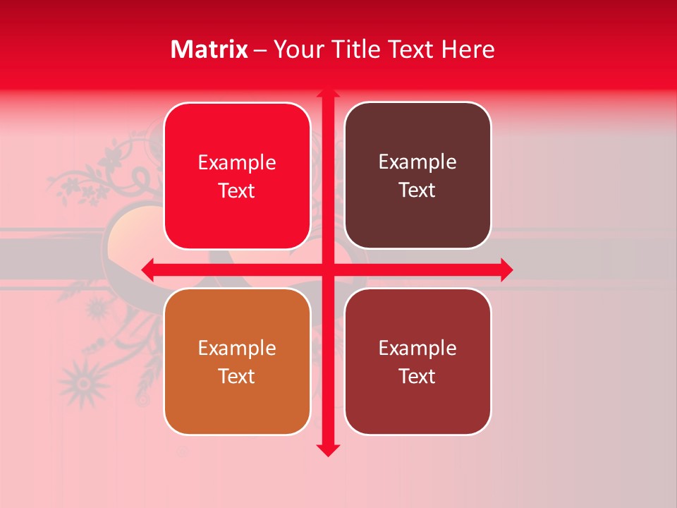 Red Vector Group PowerPoint Template