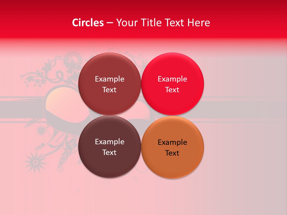 Red Vector Group PowerPoint Template