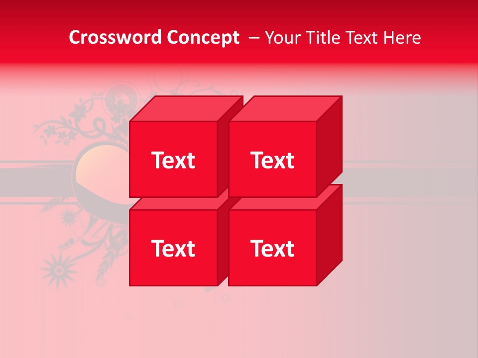 Red Vector Group PowerPoint Template