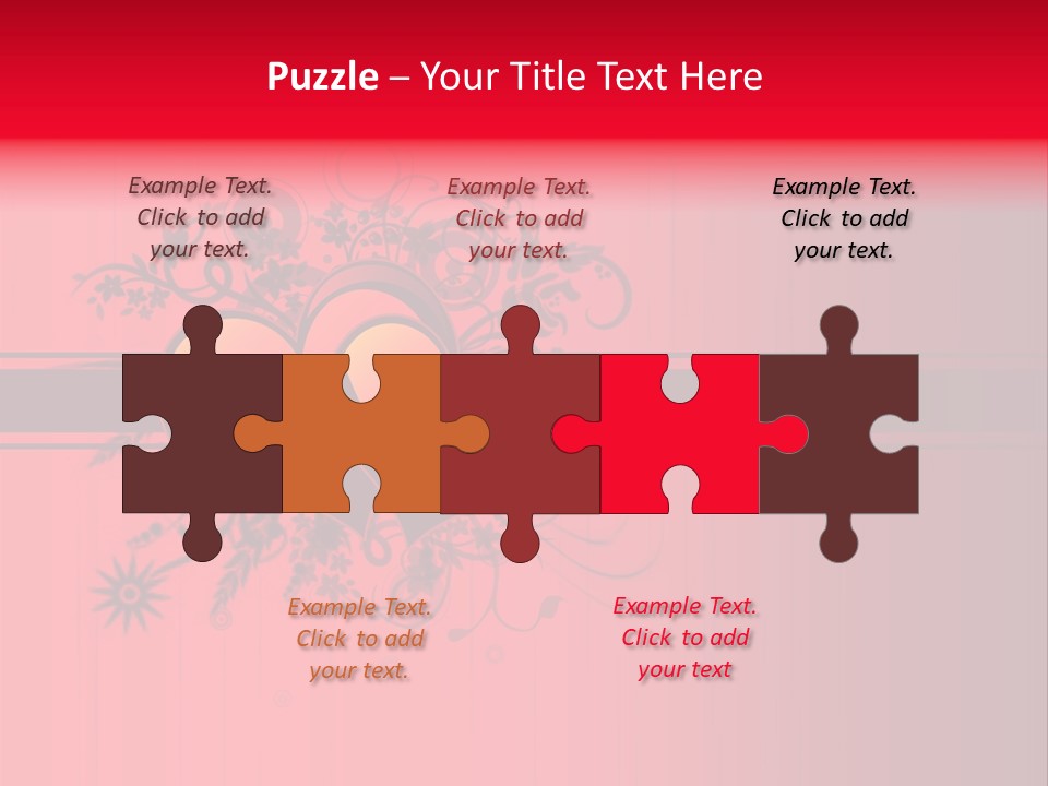 Red Vector Group PowerPoint Template