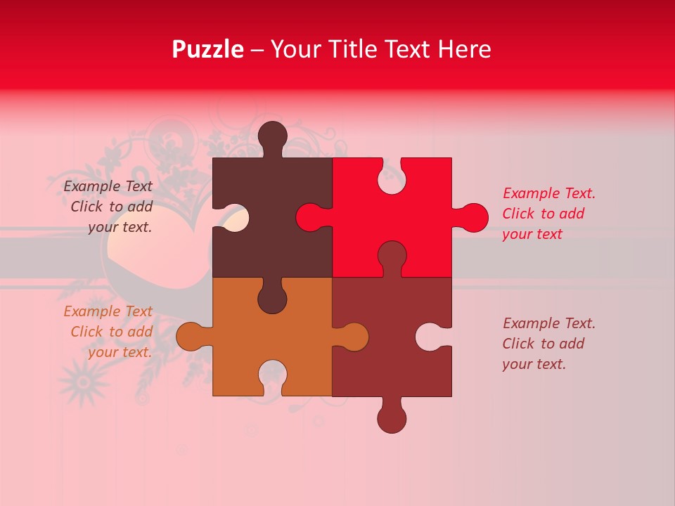 Red Vector Group PowerPoint Template