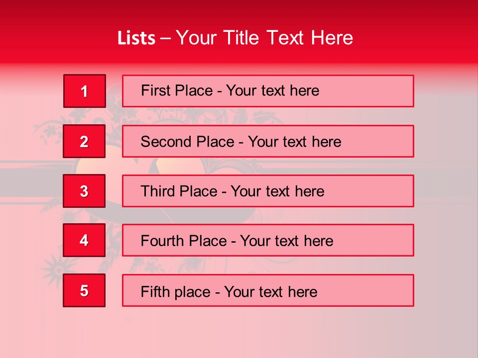 Red Vector Group PowerPoint Template