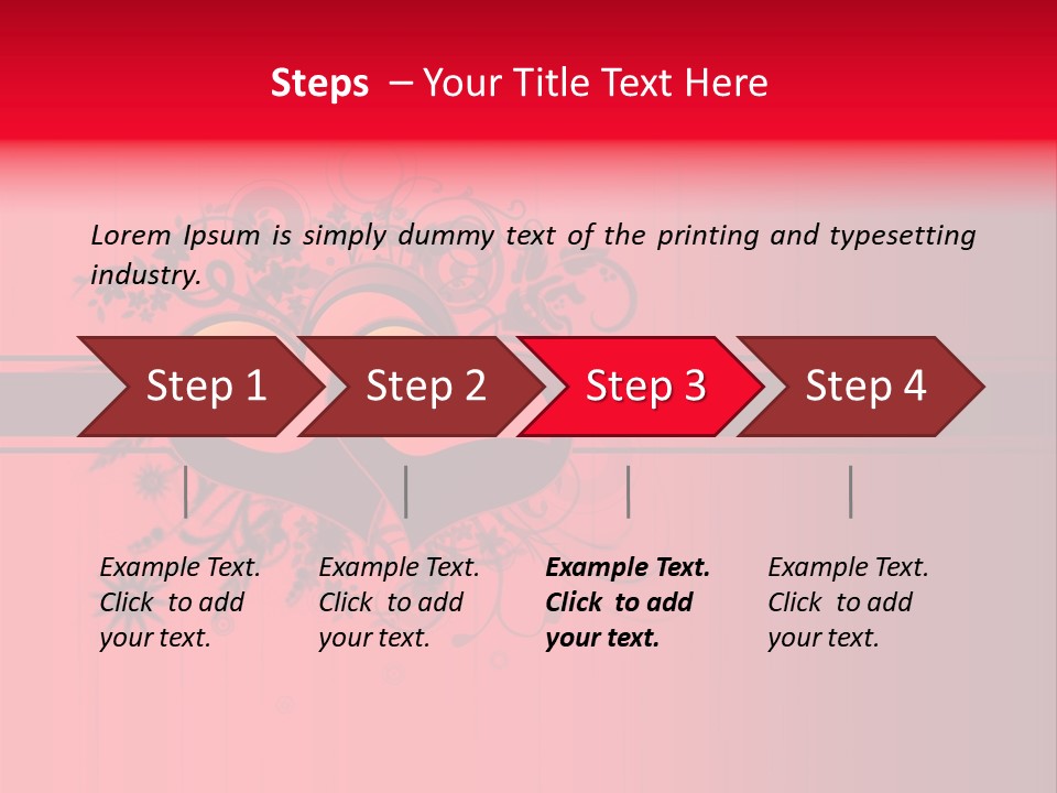 Red Vector Group PowerPoint Template