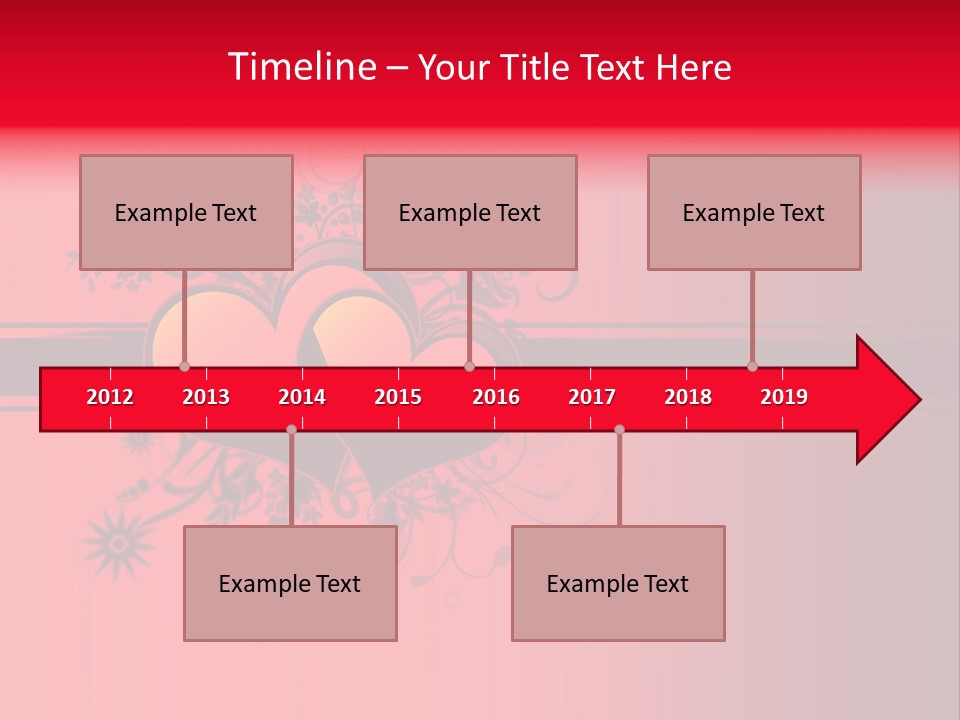 Red Vector Group PowerPoint Template