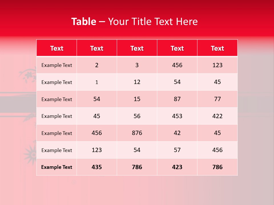 Red Vector Group PowerPoint Template