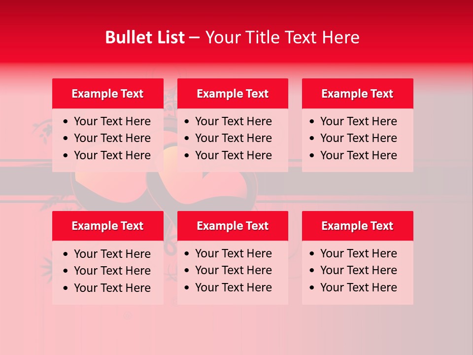 Red Vector Group PowerPoint Template