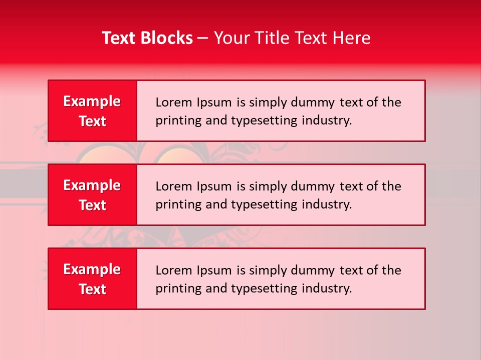 Red Vector Group PowerPoint Template