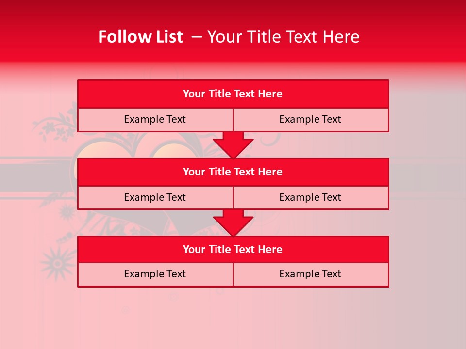 Red Vector Group PowerPoint Template
