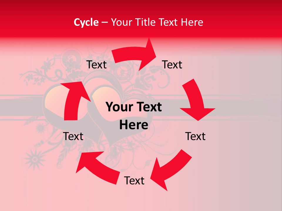 Red Vector Group PowerPoint Template