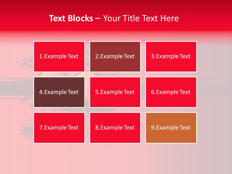 Red Vector Group PowerPoint Template