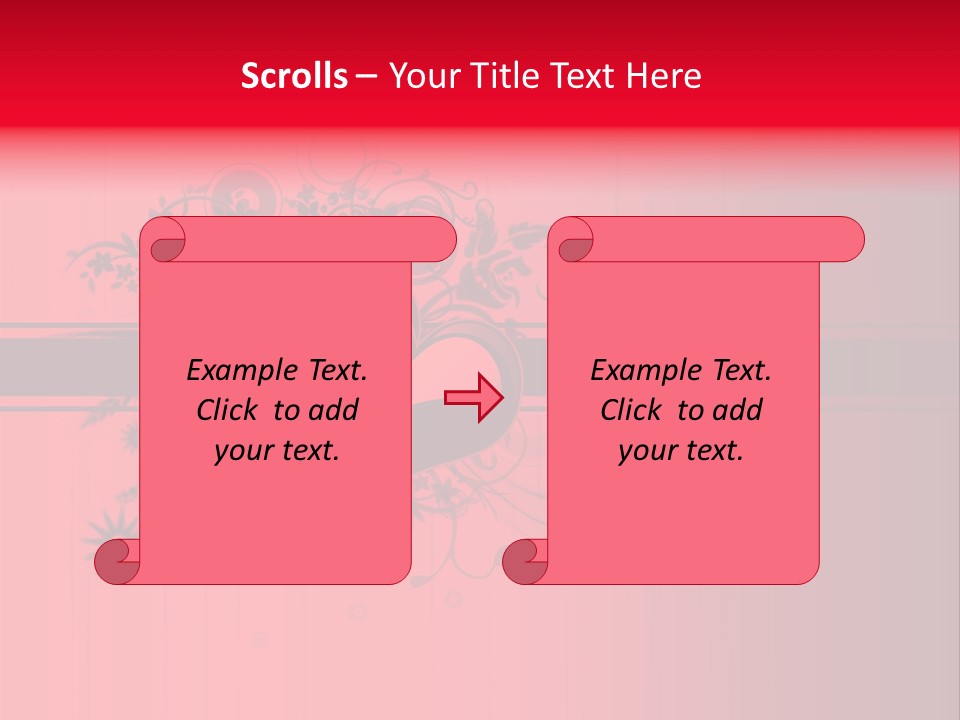 Red Vector Group PowerPoint Template