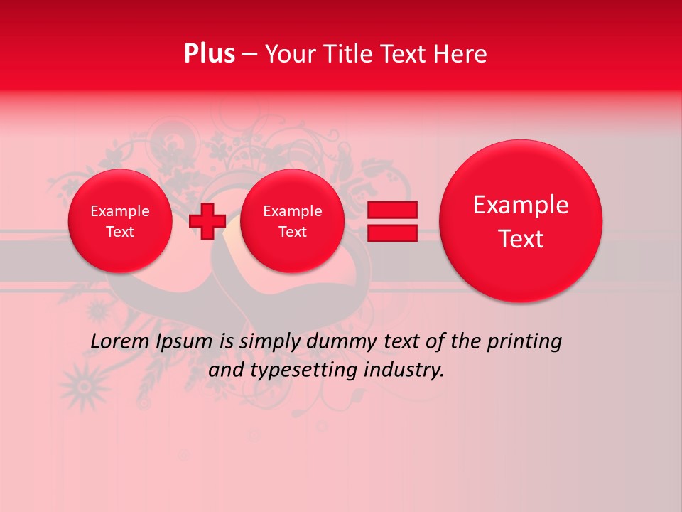 Red Vector Group PowerPoint Template