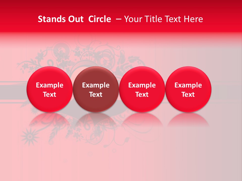 Red Vector Group PowerPoint Template