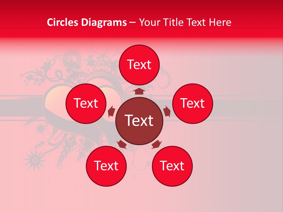 Red Vector Group PowerPoint Template