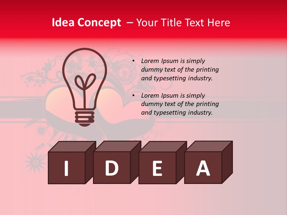 Red Vector Group PowerPoint Template