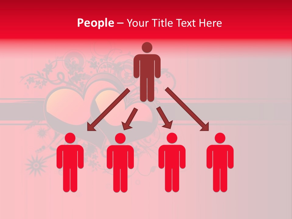 Red Vector Group PowerPoint Template