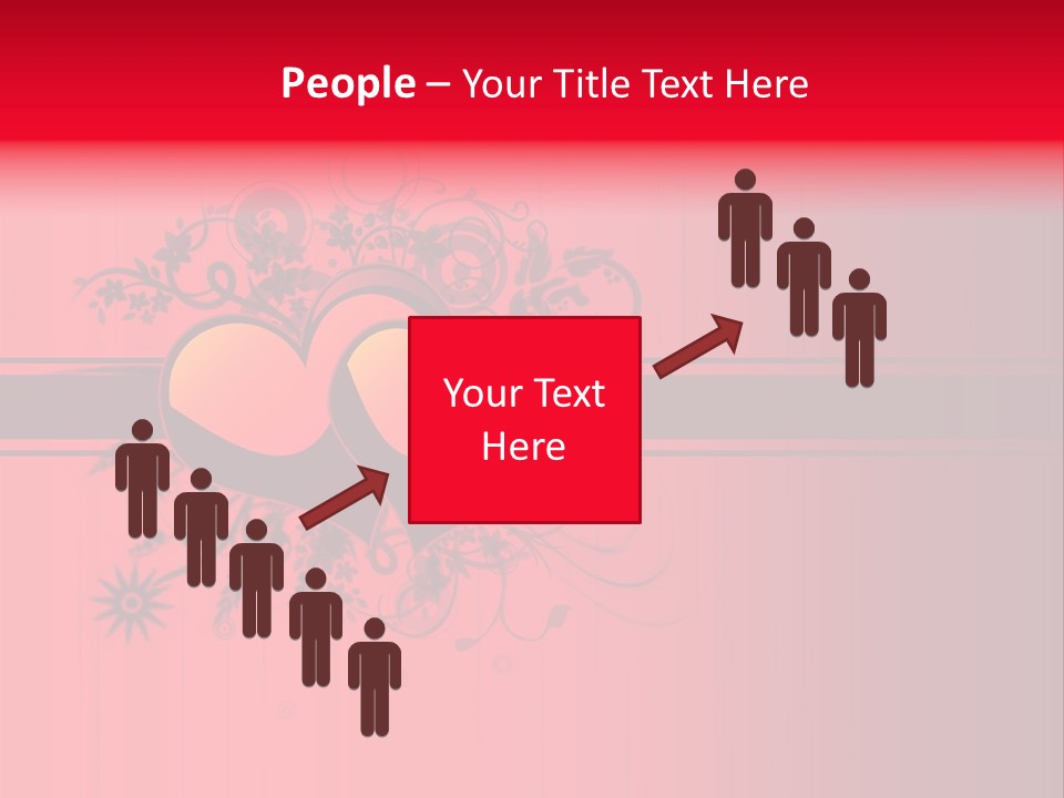 Red Vector Group PowerPoint Template