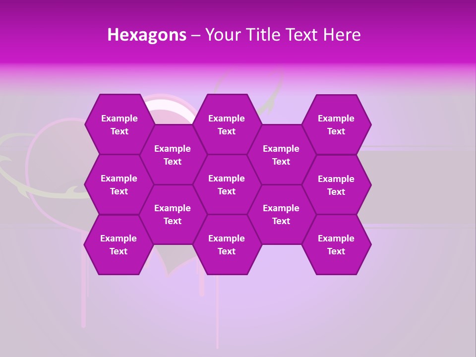 Pink Twice Black PowerPoint Template