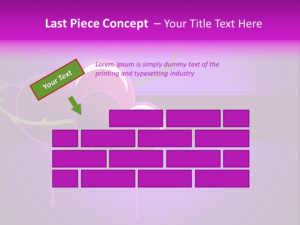 Pink Twice Black PowerPoint Template