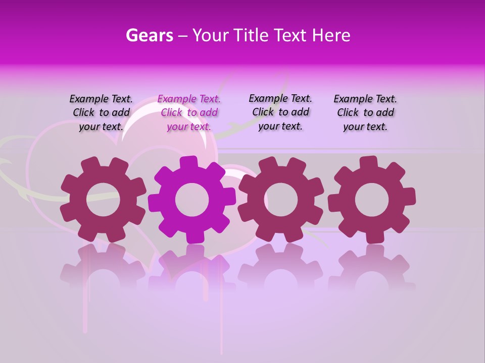 Pink Twice Black PowerPoint Template