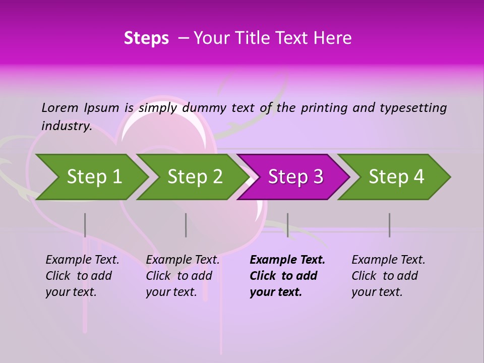 Pink Twice Black PowerPoint Template