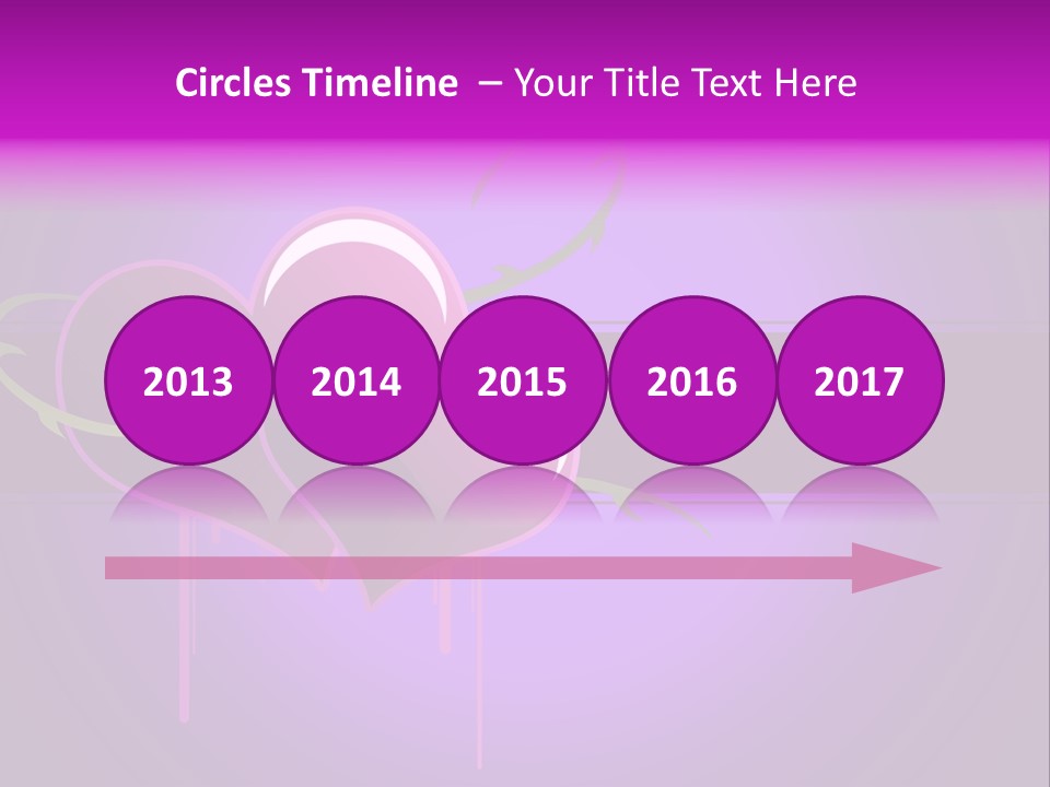 Pink Twice Black PowerPoint Template