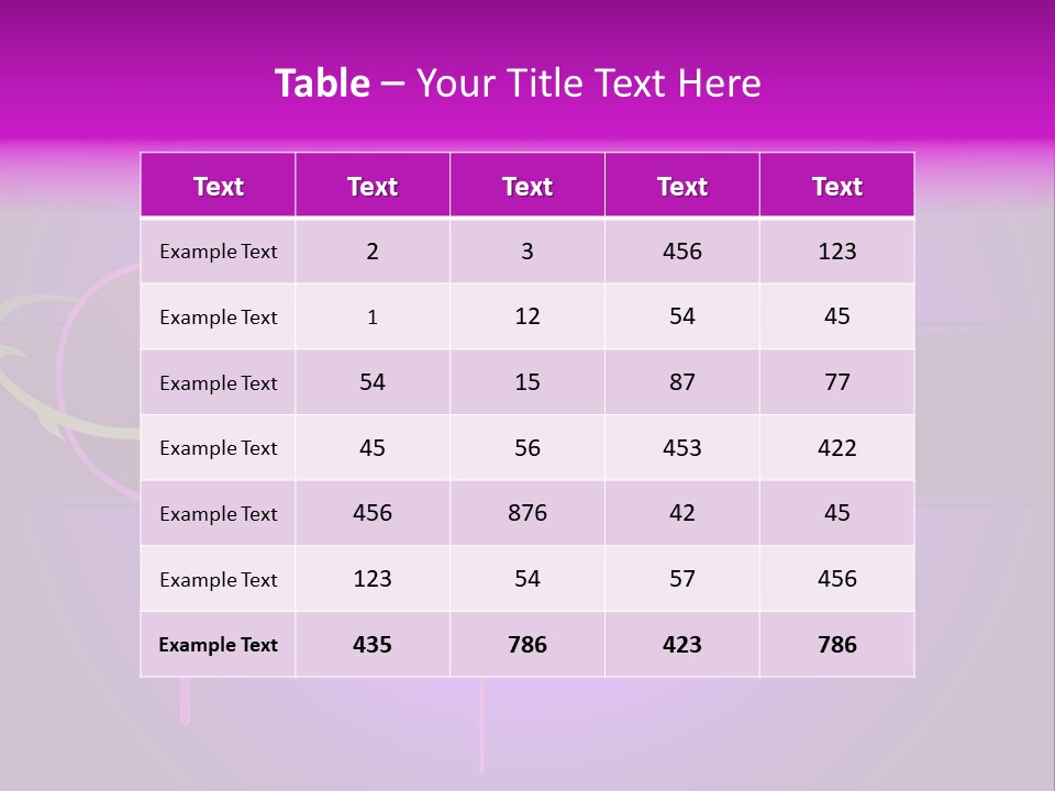 Pink Twice Black PowerPoint Template