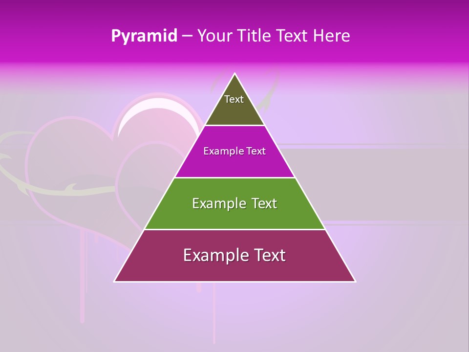 Pink Twice Black PowerPoint Template