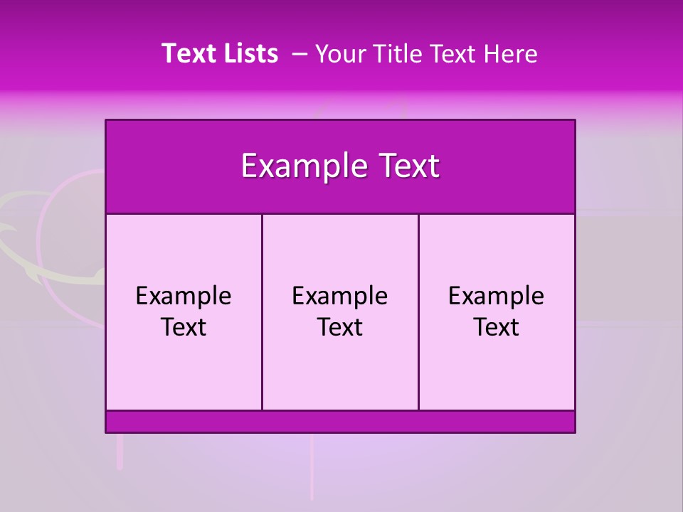 Pink Twice Black PowerPoint Template