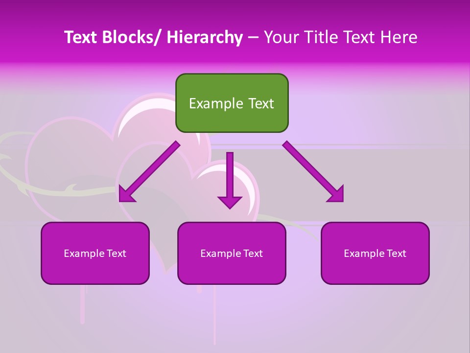 Pink Twice Black PowerPoint Template
